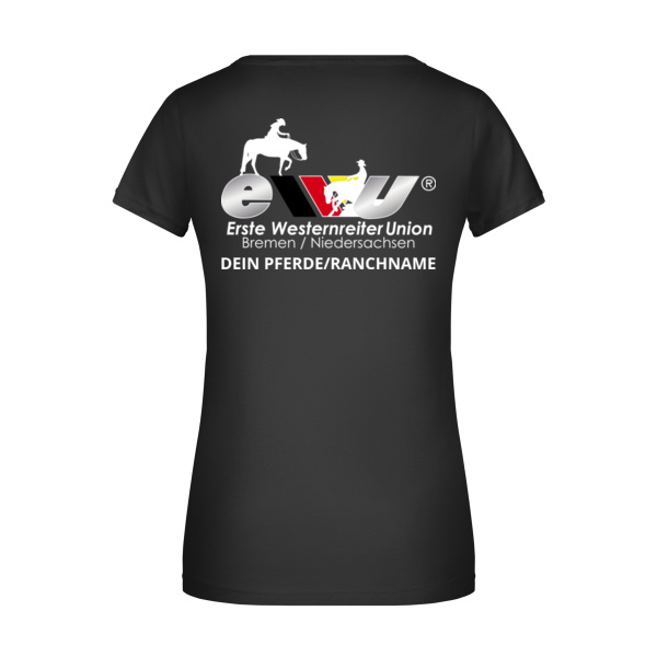 Rückendruck - Ladies' Basic-T Miniaturansicht