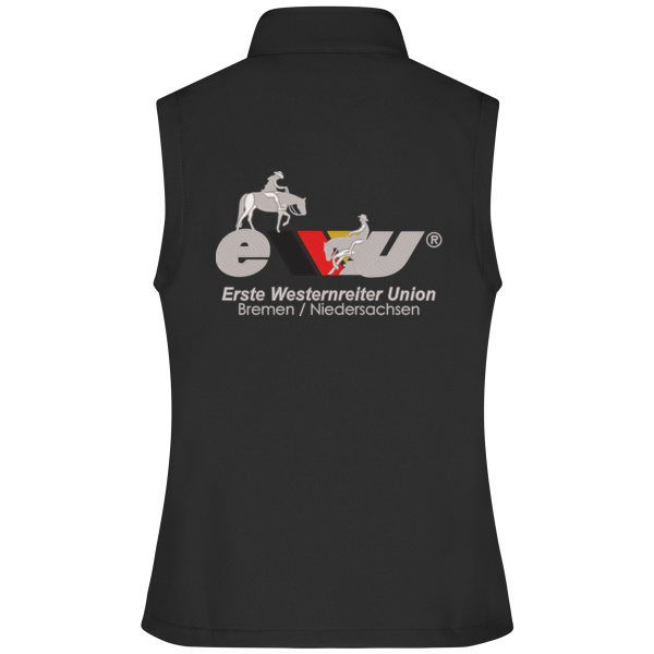 Rückenstick - Ladies' Promo Softshell Vest Miniaturansicht