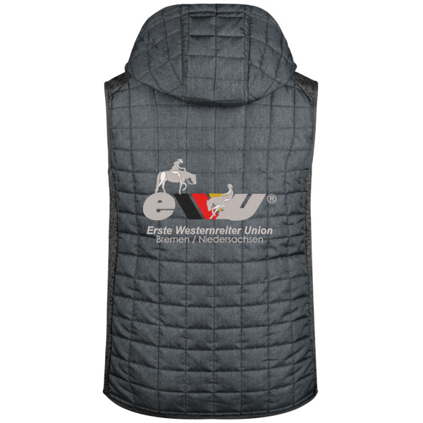 Rückenstick - Men's Knitted Hybrid Vest Miniaturansicht