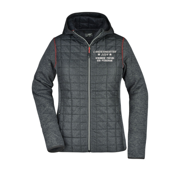 LM24 Jacke (1 Prüfung) - Ladies' Knitted Hybrid Jacket Miniaturansicht