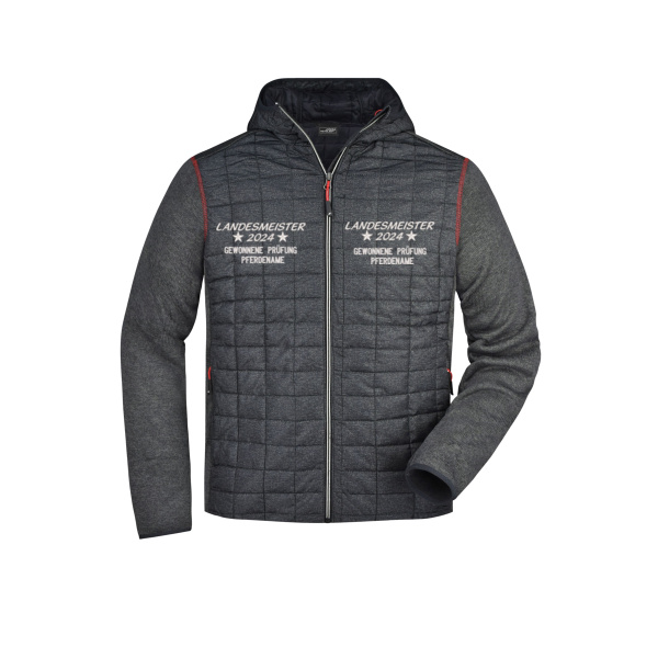 LM24 Jacke (2 Prüfungen) - Men's Knitted Hybrid Jacket Miniaturansicht