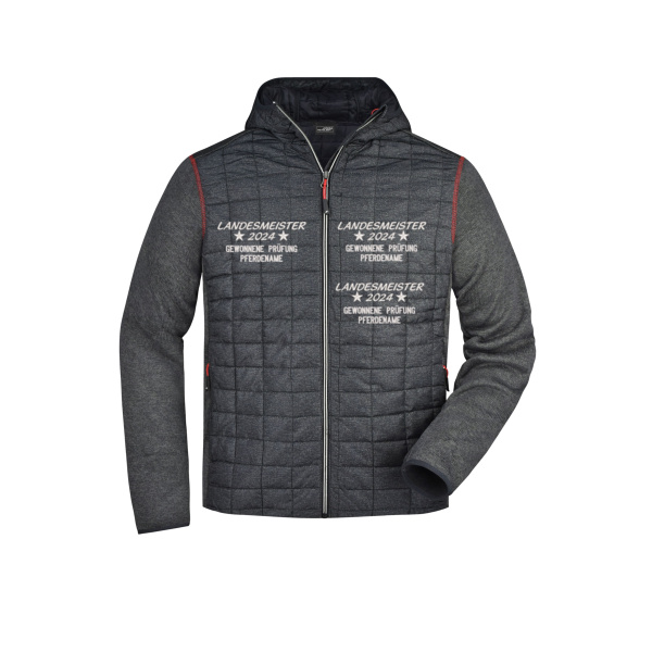 LM24 Jacke (3 Prüfungen) - Men's Knitted Hybrid Jacket Miniaturansicht