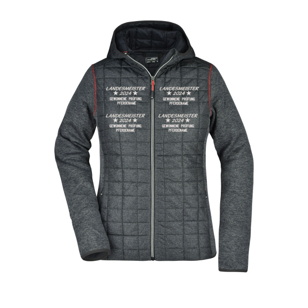 LM24 Jacke (4 Prüfungen) - Ladies' Knitted Hybrid Jacket Miniaturansicht