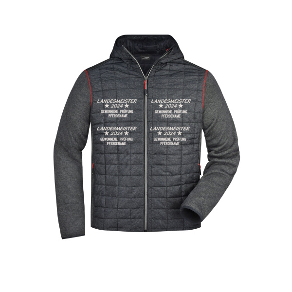 LM24 Jacke (4 Prüfungen) - Men's Knitted Hybrid Jacket Miniaturansicht